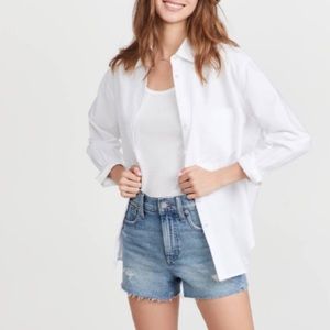 MADEWELL The Perfect Jean Short in Snyder Wash
